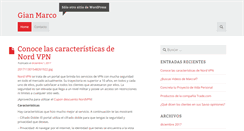 Desktop Screenshot of gianmarco.com.pe